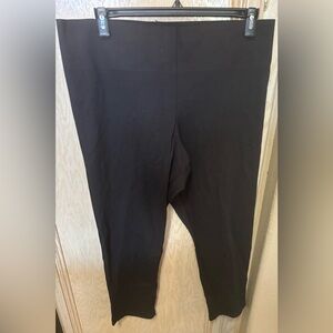 Worthington Black Straight Leg‎ Ankle Pants Ultra Sculpting